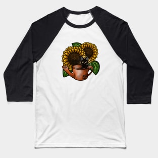 Loves sunflowers Baseball T-Shirt